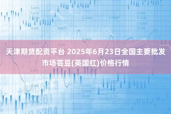 天津期货配资平台 2025年6月23日全国主要批发市场芸豆(英国红)价格行情