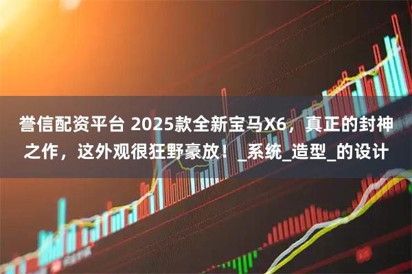 誉信配资平台 2025款全新宝马X6，真正的封神之作，这外观很狂野豪放！_系统_造型_的设计