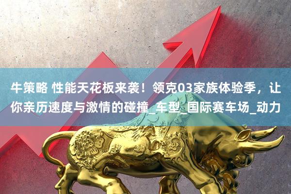牛策略 性能天花板来袭！领克03家族体验季，让你亲历速度与激情的碰撞_车型_国际赛车场_动力