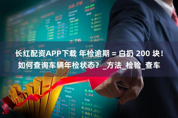 长红配资APP下载 年检逾期 = 白扔 200 块！如何查询车辆年检状态？_方法_检验_查车